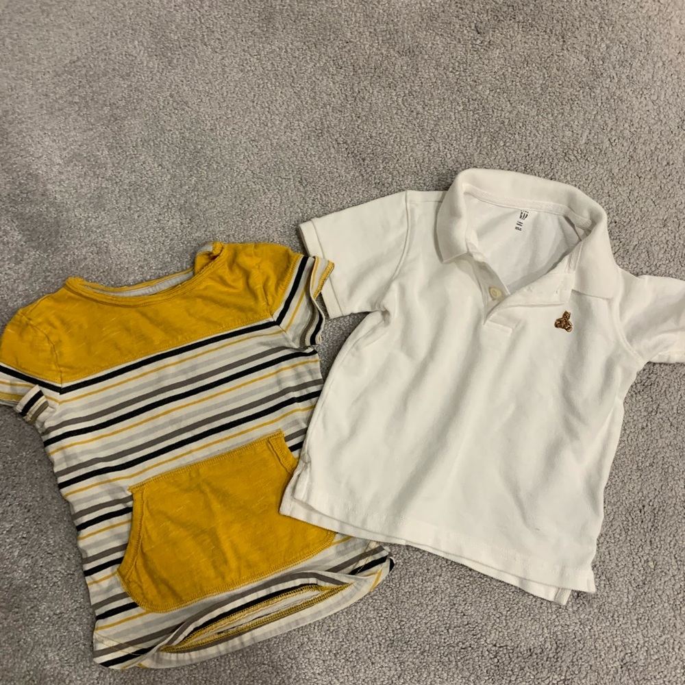 2 boys toddler shirt bundle
